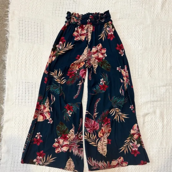 Patrons of Peace Angelo small wide leg flowy floral pull on pant P3 2947 - Image 11