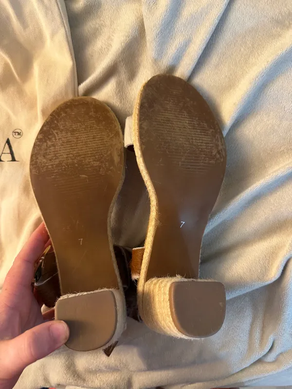 Myra Gracie hand tooled sandals - Image 3