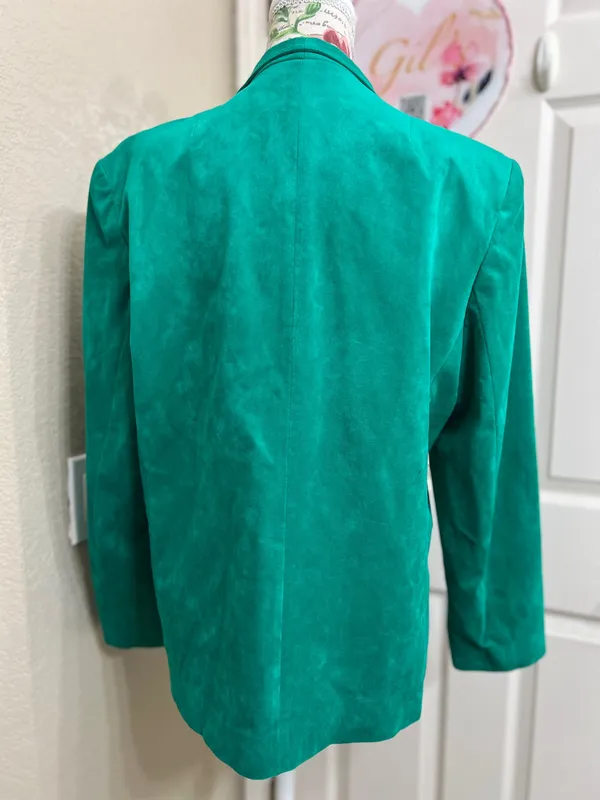 Roth-Le Cover suede vintage blazer size 16 - Image 3