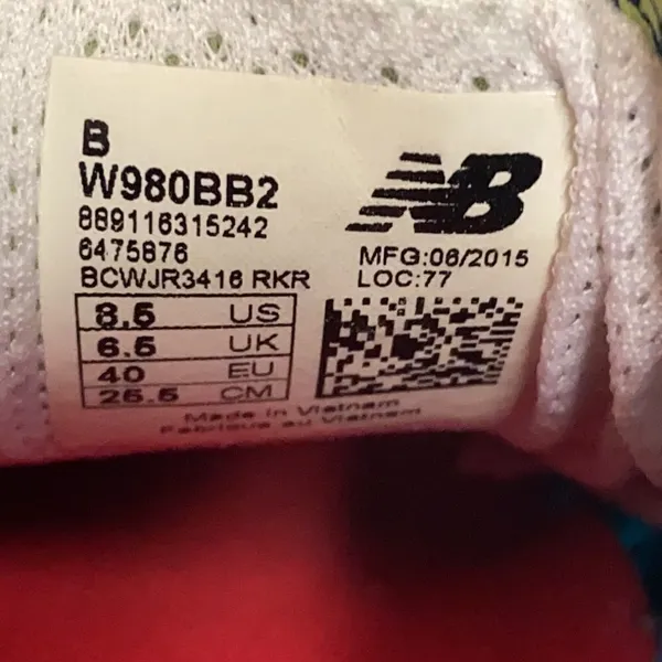 New balance fresh‎ foam boracay running shoe Size 8.5 A20 - Image 11