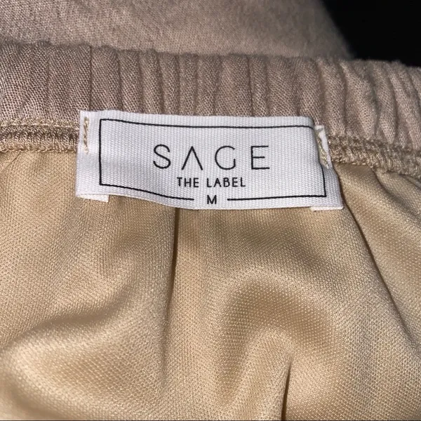NWOT Sage the Label Maxi Skirt Beige Size Medium - Image 3