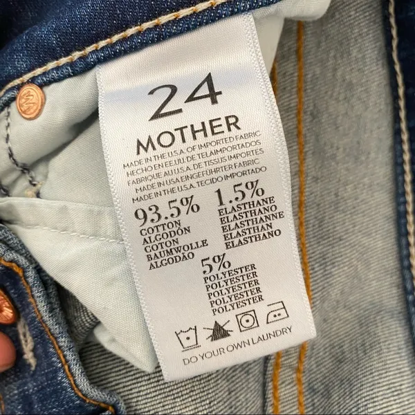 Anthropologie Mother‎ the charmer jeans sz 24 - Image 10