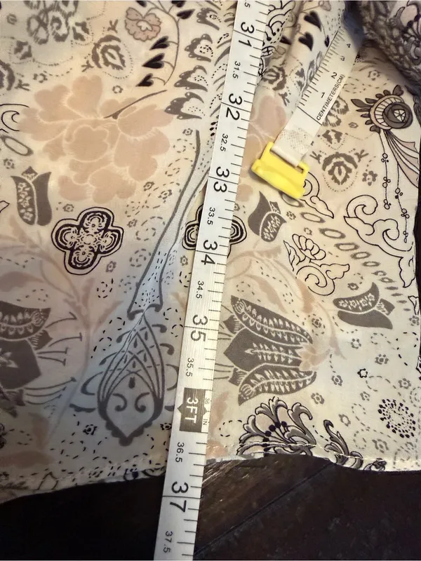 Parker Silk Tie Neck Blouson Dress size L cinched waist Balloon Sleeve 100% Silk - Image 9