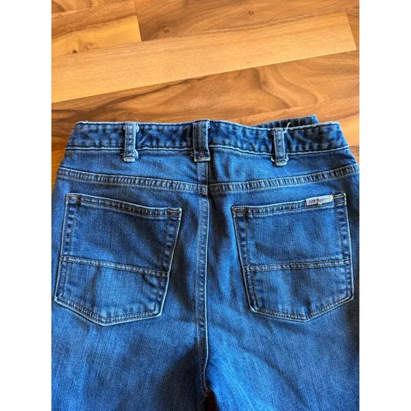 Carhartt Straight Leg Jeans Womens 4 Regular Blue Original Fit Denim Pants work - Image 5