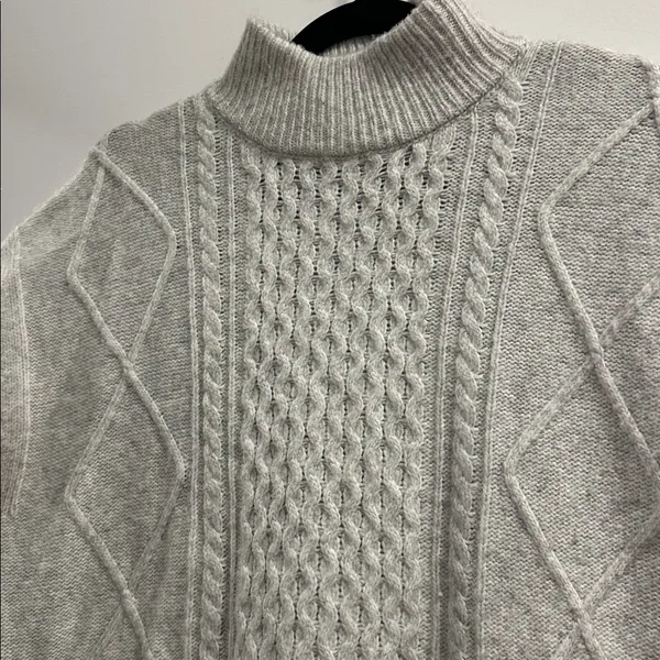 Sincerely Jules mock neck grey sweater vest - Image 4