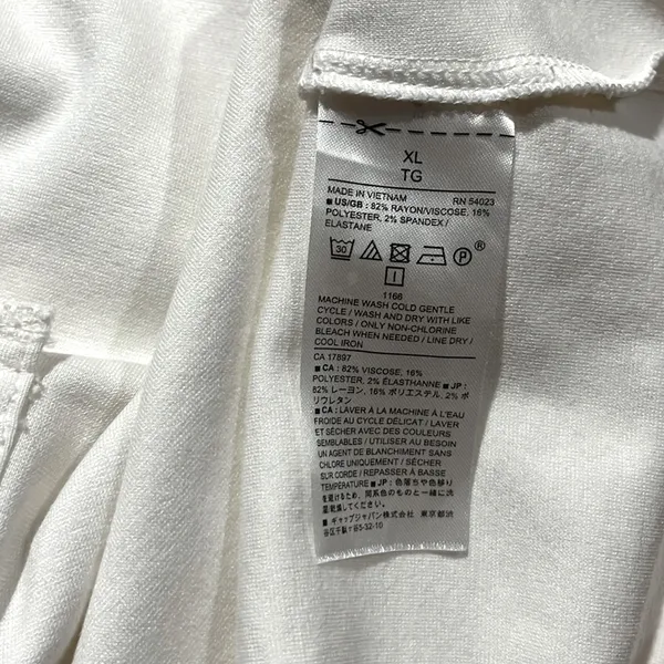Banana Republic Scoop Back Thong Bodysuit-Light Cream Size XL - Image 5