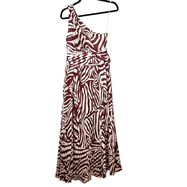 SAYLOR Millicent One‎ Shoulder Maxi Dress Sz Large - Image 3