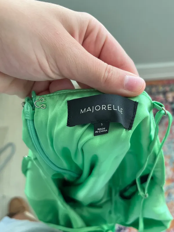 Green Majorelle Dress revolve  - Image 6