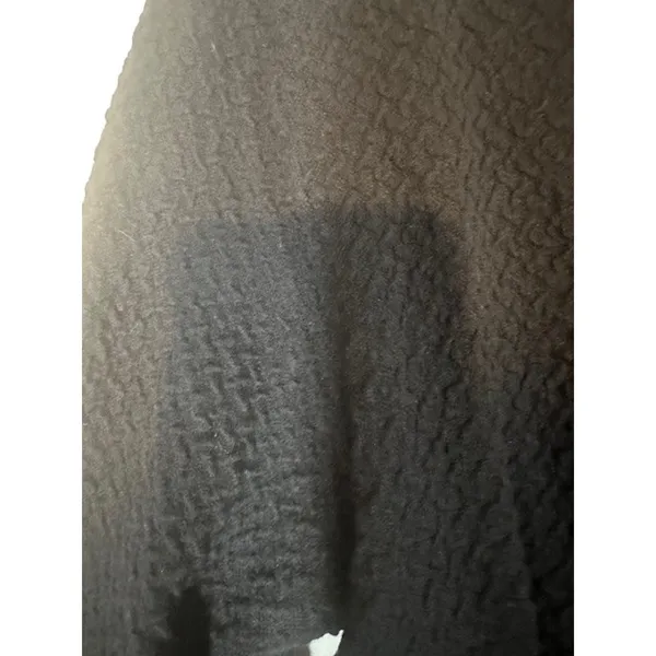 Style & Co Black Ruched Sleeve Button Front Knit Cardigan Women Sz L - Image 6