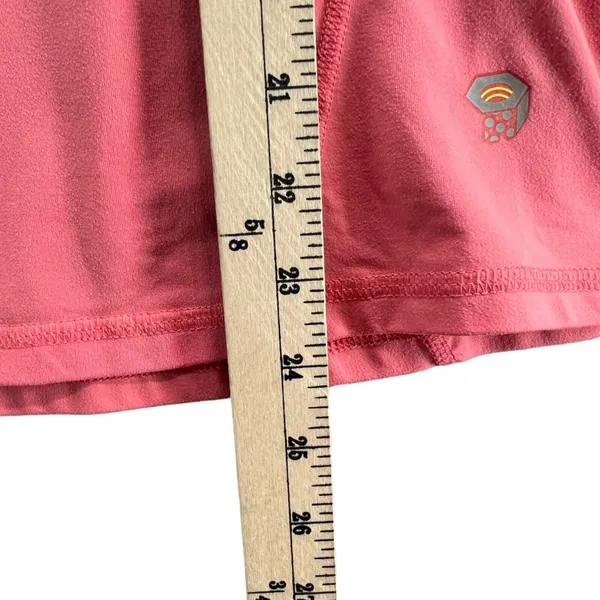 Mountain Hardwear Pullover Womens M Salmon Pink Half Zip Lightweight Sweatshirt‎ - Image 9