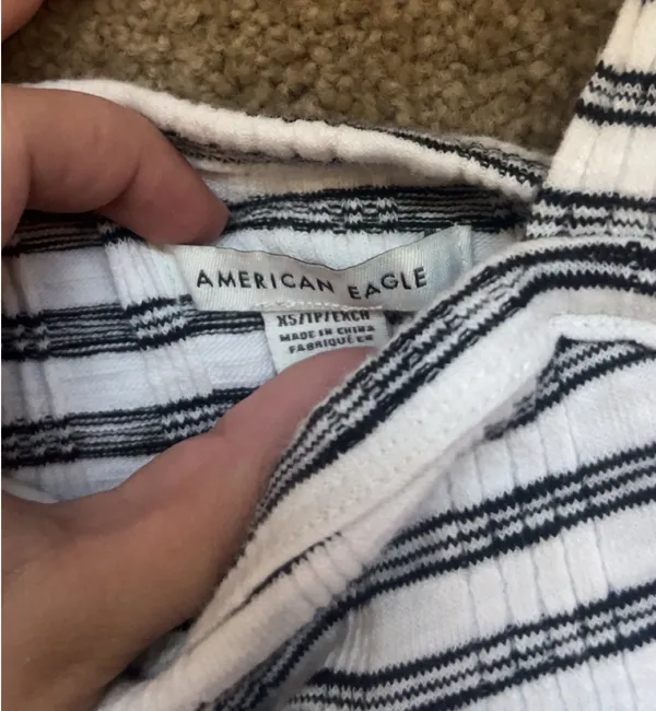 American Eagle Striped Tank Top  - Image 4