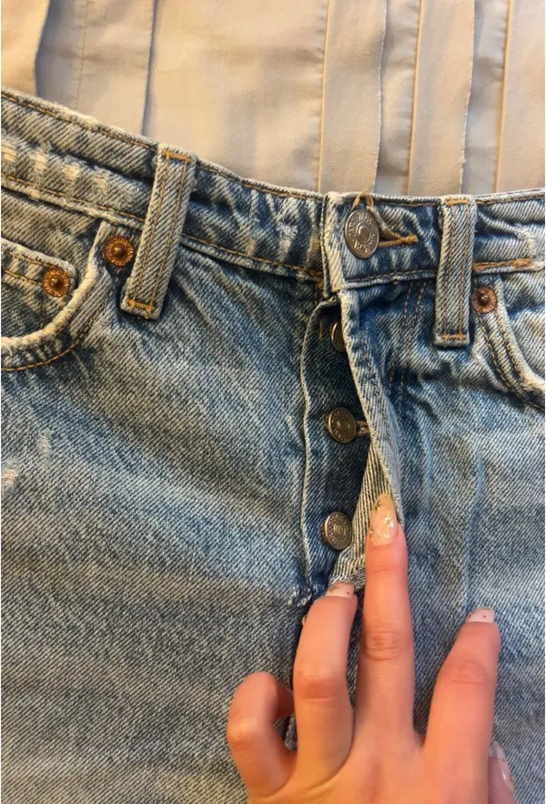 ZARA Jean Shorts Denim - Image 3