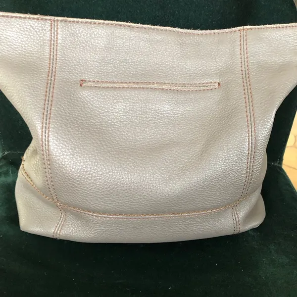 The Sak Gray Leather Shoulder Purse - Image 5