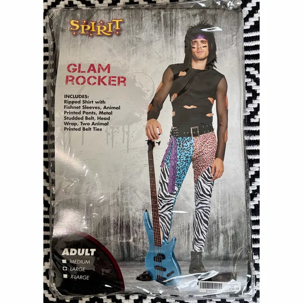 Spirit Halloween Glam Rocker Costume - Image 4