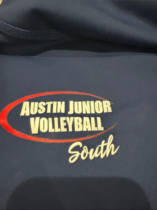 adidas Navy Women's Volleyball Spandex Shorts with Austin Junior Volleyball Logo - Image 4