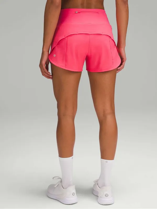 Lululemon Speed Up High-Rise Lined Short 4" Glaze Pink Size 2 - Image 2