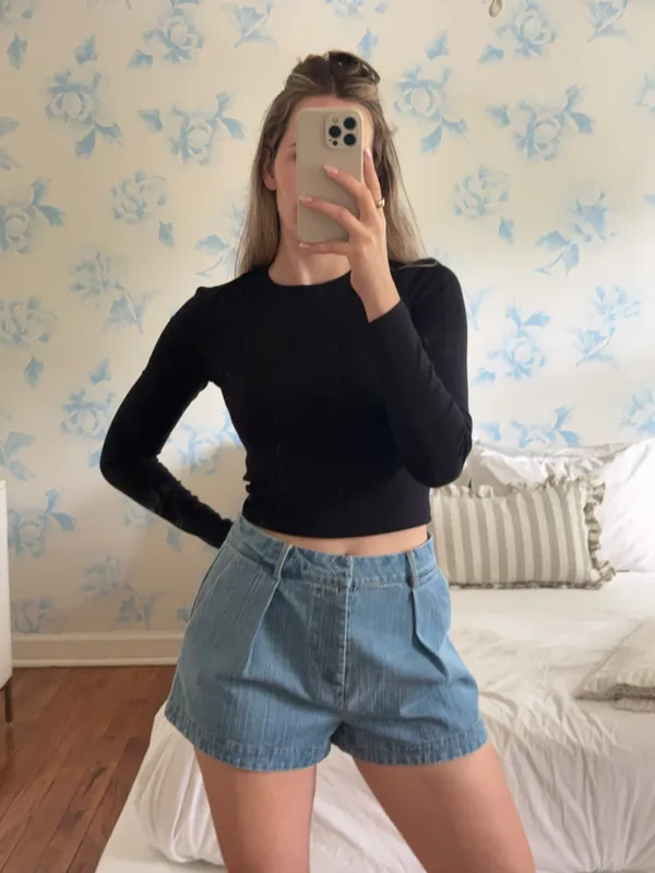 English Factory Denim Shorts - Image 3
