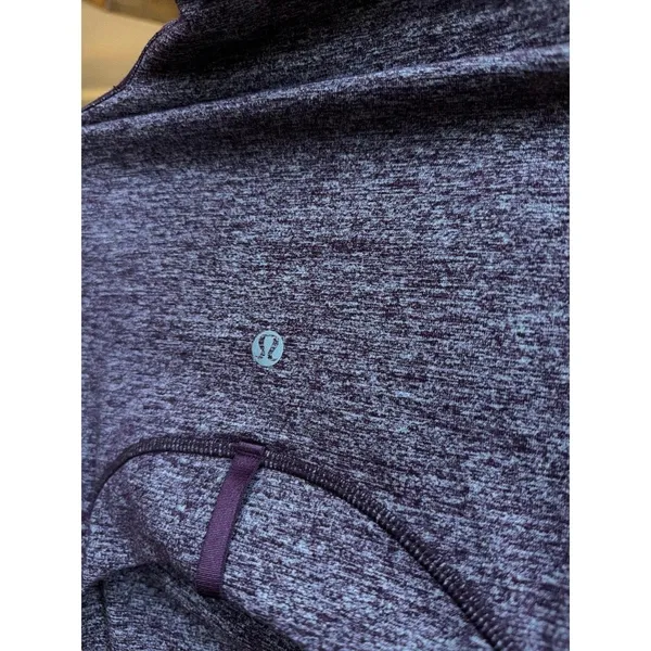lululemon Define Jacket in a heathered maroon color features a full front 6 - Image 4