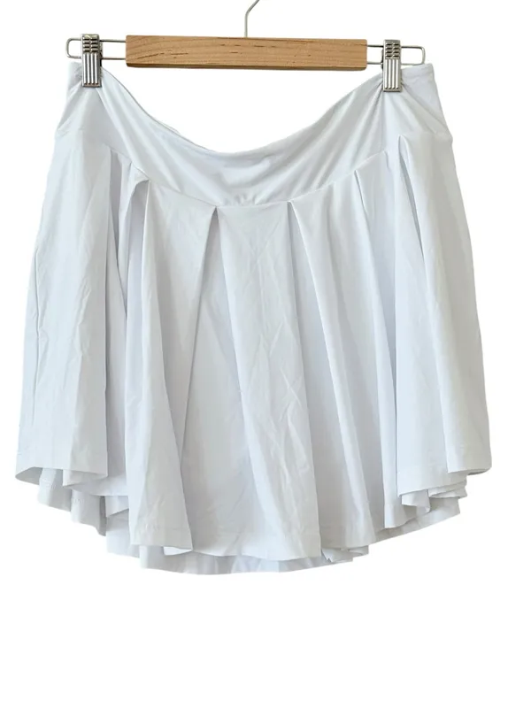 SWINGDISH Heat Valentina Pleated Skort White Size L NEW - Image 6