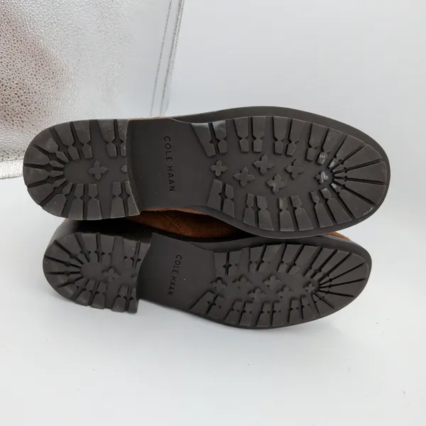 Cole‎ Haan Quiana Waterproof Suede Boots Brown Faux Shearling Lined Womens 8.5B - Image 7