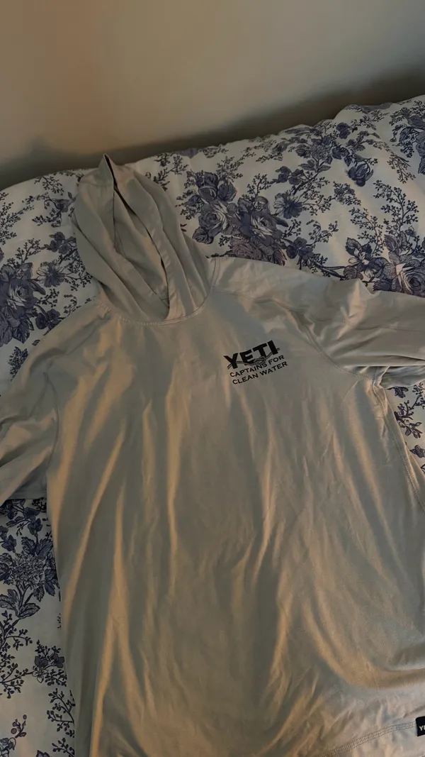 Yeti long sleeve hooded shirt - Image 2