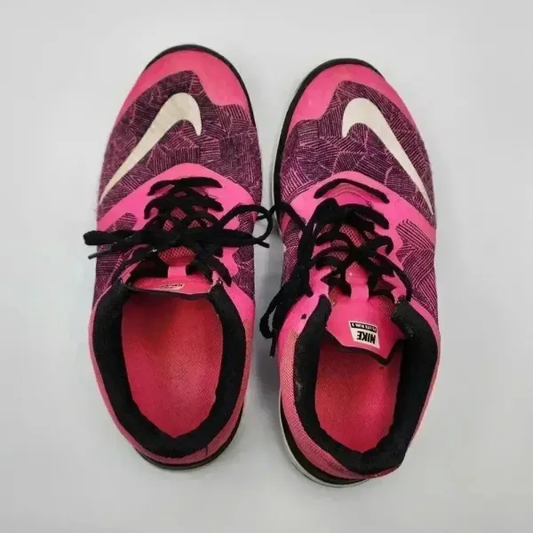 Nike Fs Lite Run 3 Womens‎ Pink Black Running Activewear Sneakers Size 7.5 - Image 5
