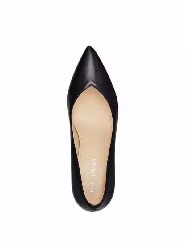 Marc Fisher Caitlin Sweetheart Topline Block Heel Pumps in Black, Size 9, NEW - Image 3