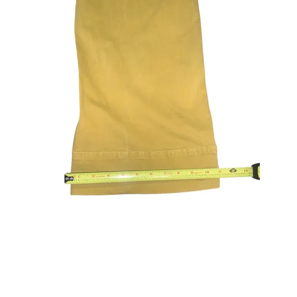 We‎ The Free Flare Pants Womens 31 Yellow Corduroy High Rise Boho 70s Retro - Image 7