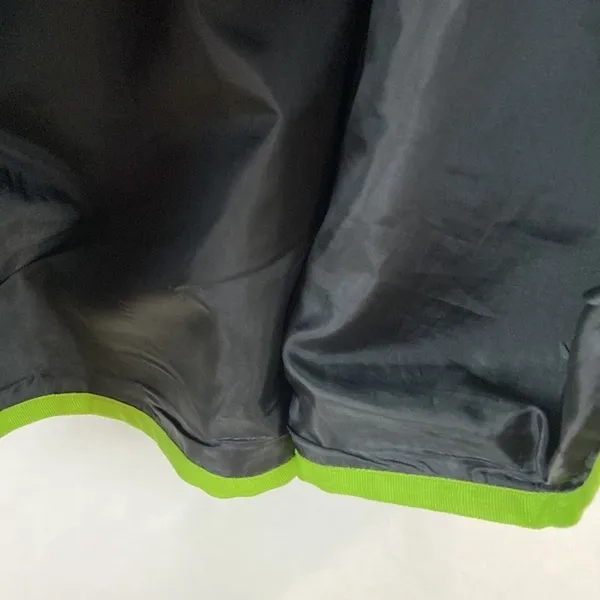 Indigo Moon Black Jacket Lime Green Trim & Appliqué Stars Magic Vintage Large - Image 8