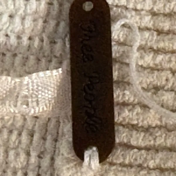 Free People Cream Cowl Neck Sweater - Image 7