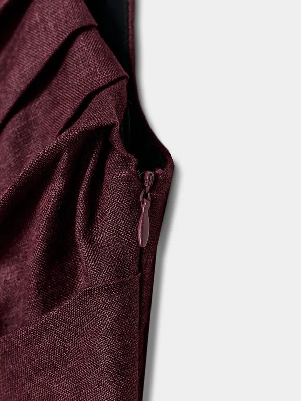 Nwt Zara Asymmetric 100% Linen Midi Dress Size Xs - Image 13