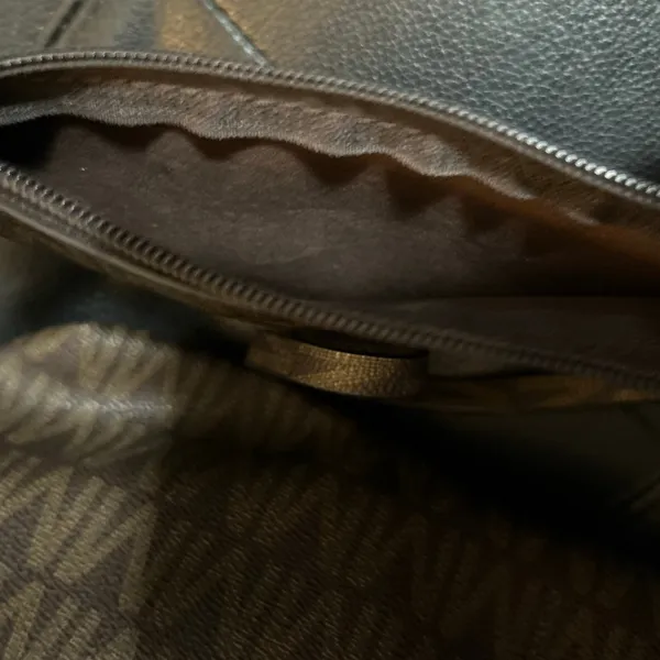 M Marco Collection Brown Monogram‎ 3 pc Set Crossbody Purse Wristlet - Image 7