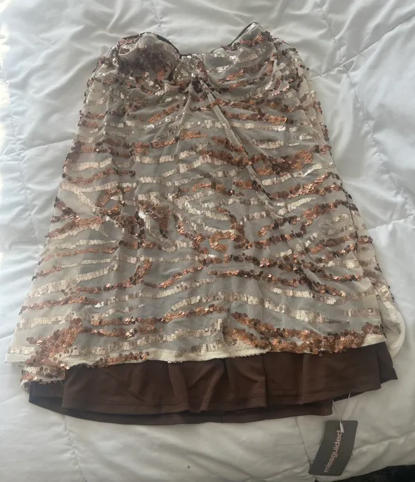 Missguided Zebra Print sequin dress  - Image 5