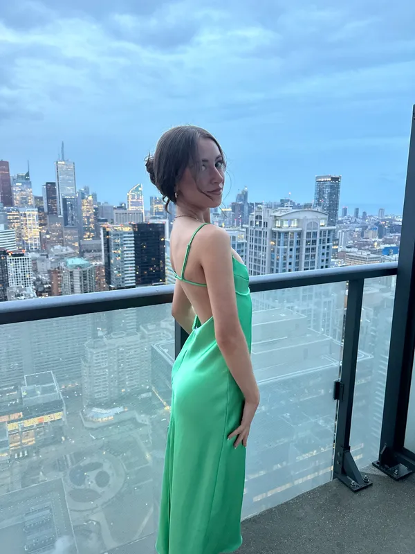 Green Zara Dress - Image 2