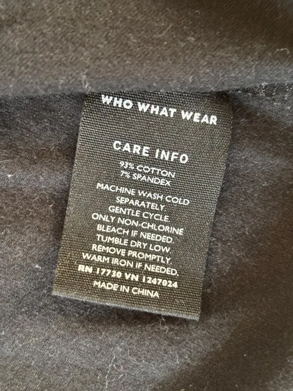Who What Wear Black Off the Shoulder Top - Size Medium - Image 3