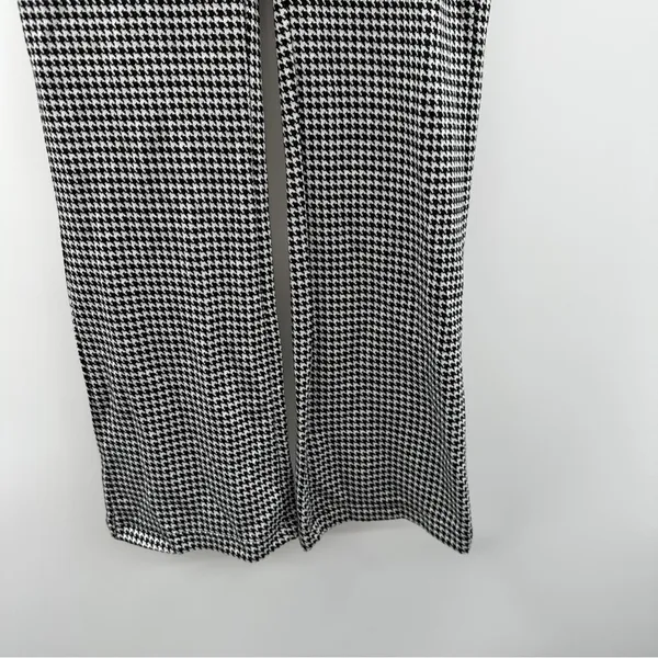 Urban Outfitters UO‎ Casey Houndstooth Plaid Kick Flare Pull-On Pants Sz XS - Image 5