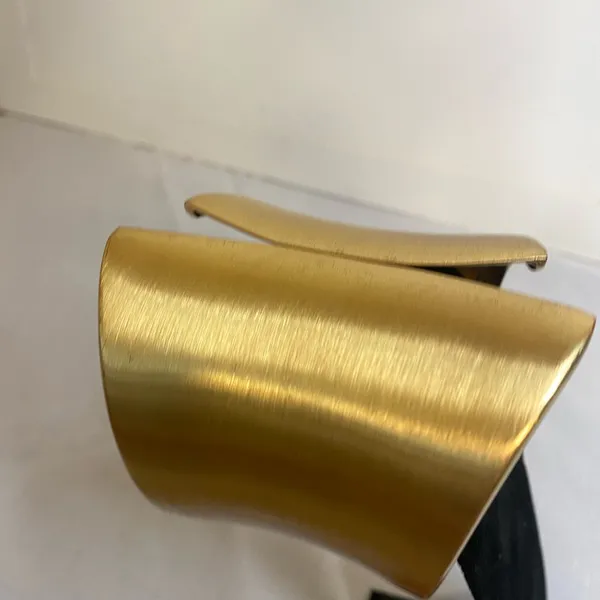 Cleopatra Gold Nickel Cuff Bracelet - Image 4