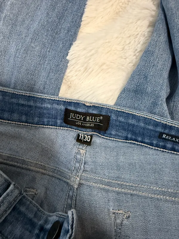 Judy Blue Skinny Jeans Blue - Image 4