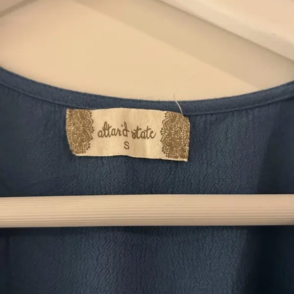 Altar'd State Blue Long Sleeve Dress - Image 2