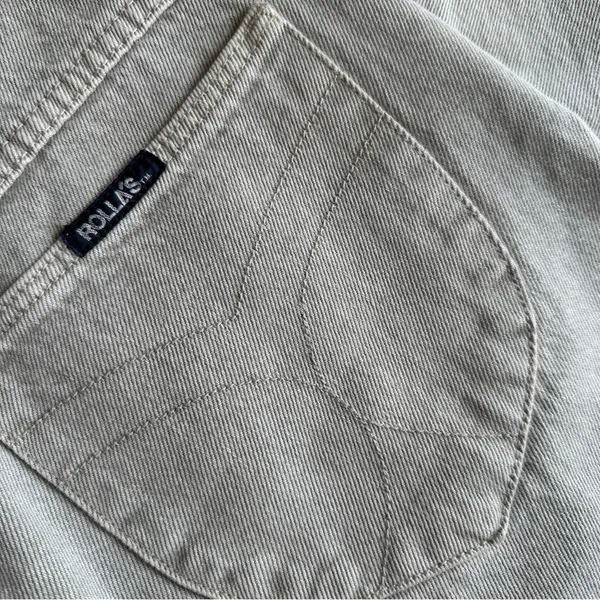 ROLLA'S Original High Rise Straight Jeans Stone Wash Grey 30 - Image 10
