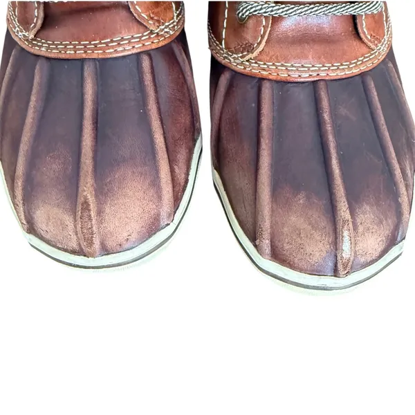 LL Bean‎ Tek 2.5 Leather Duck Boots Brown Waterproof Lace Up Women SiE 7.5 - Image 7