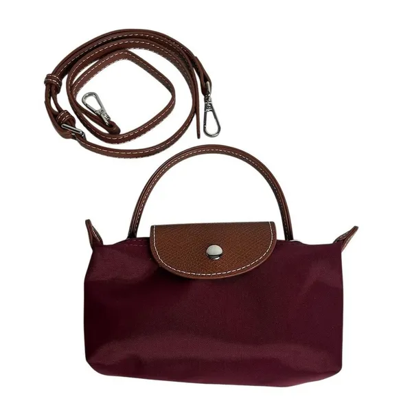 Therapy Boutique Women's‎ Mini Crossbody Bag Burgundy Adjustable Strap - Image 12