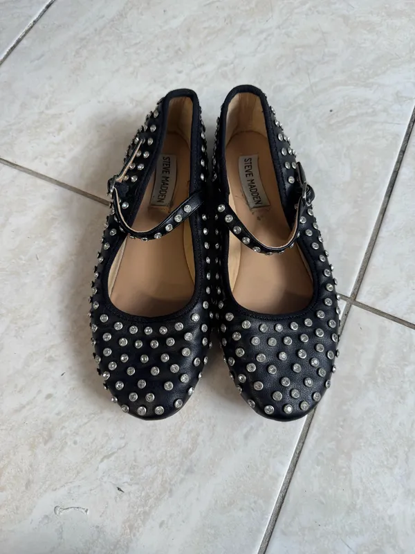 Steve Madden Vinetta Flats Rhinestone - Image 3