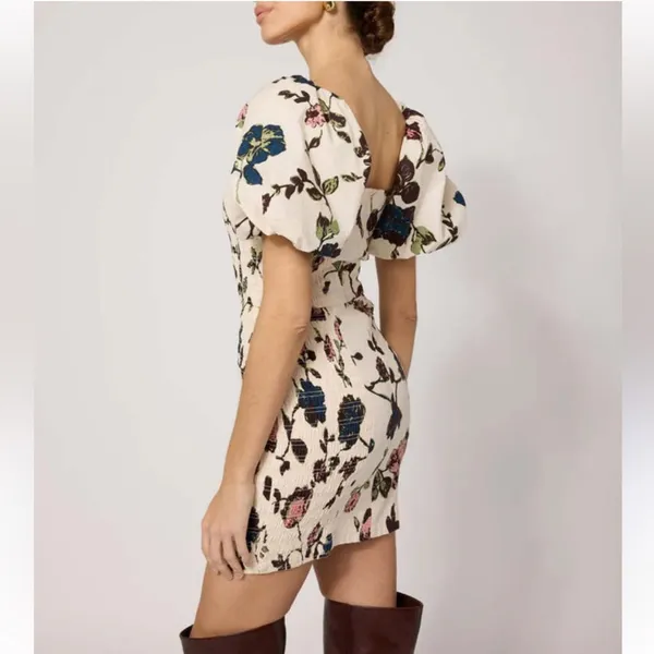 Nwt Cleobella Adair Mini Dress - Jardin Print‎ Sz M - Image 4