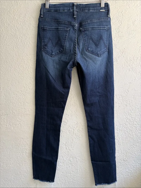 MOTHER Dark Blue Slim Fit Jeans - Image 2