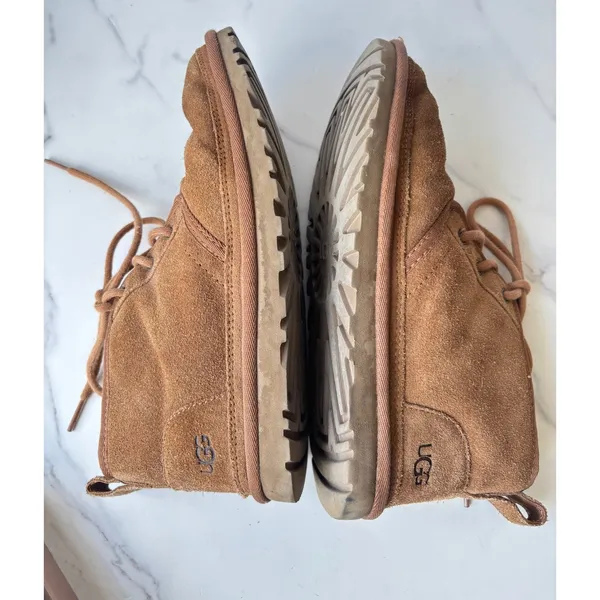 UGG‎ Neumel Chestnut Suede Lace Up Chukka Boots 1094269 Brown Womens 8 - Image 5