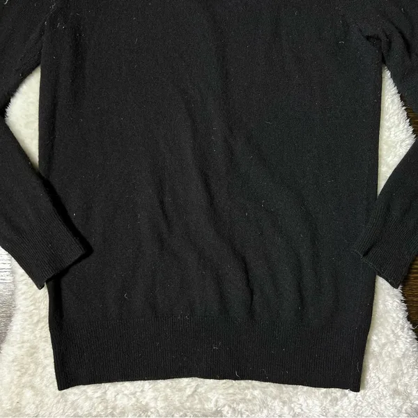 J. Crew Black Wool and Cashmere Button Front Sweater Cardigan - Image 9