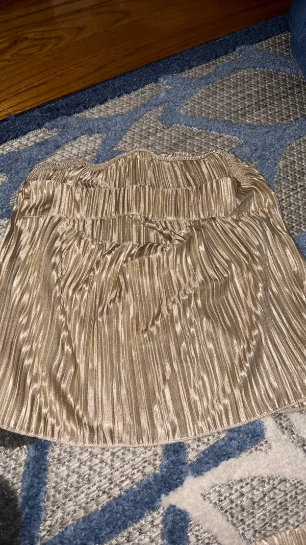 SHEIN solid backless tube top and wide leg pants  - Image 2