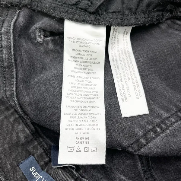 Calvin Klein Womens Jeans Size 4 High Rise Jegging Black Classic Minimal Stretch - Image 9