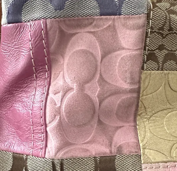 Coach Multicolor Patchwork Shoulder Bag - Image 4